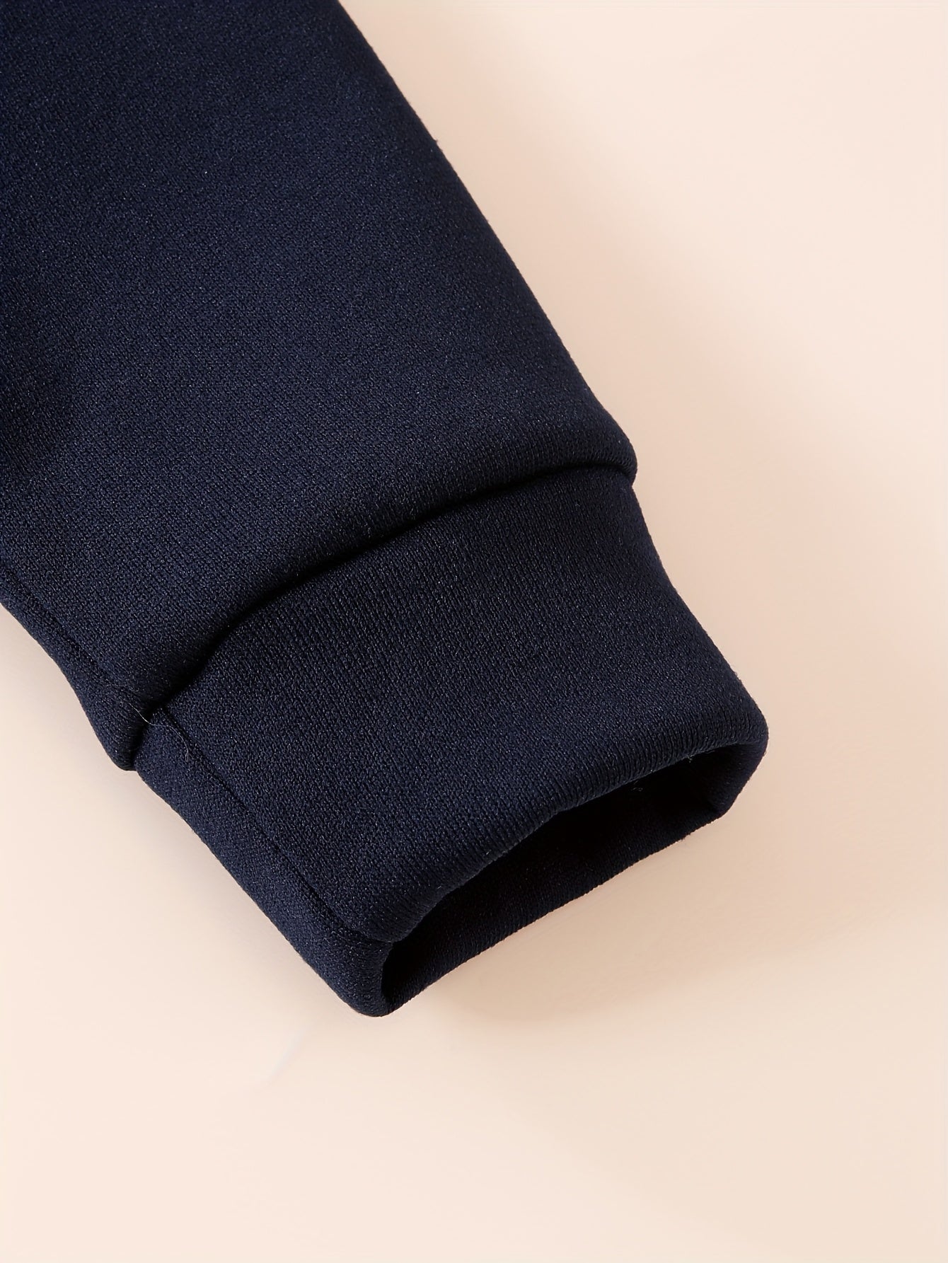 Աշնանային և ձմեռային կլոր վզնոցով սվիտեր՝ երկար թևքերով, եռագույն պատչվորք «Cute Bear» պիտակով, առօրյա, հարմարավետ, պարզ, նորաձև, բազմակողմանի, առօրյա տաբատների 2 հատանոց հավաքածու, իդեալական է բացօթյա օգտագործման համար