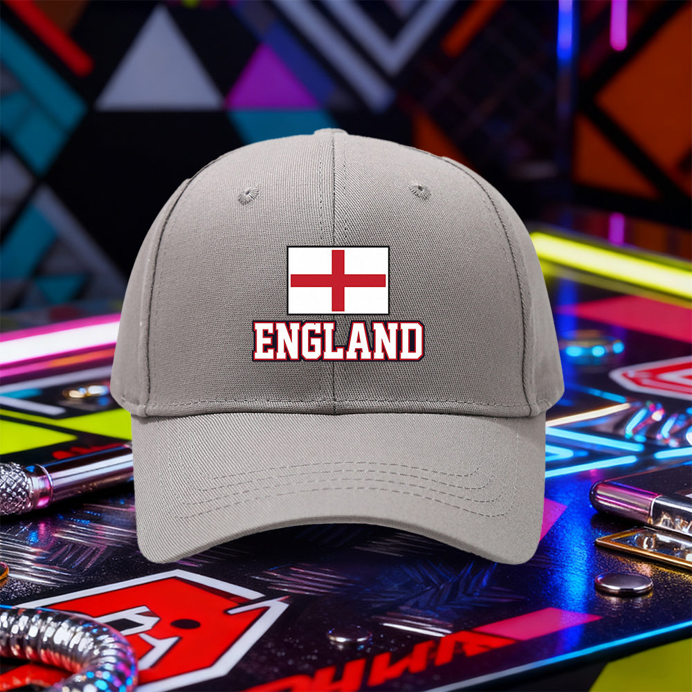 Lightweight England Flag Baseball Cap for Men & Women