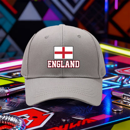 Lightweight England Flag Baseball Cap for Men & Women