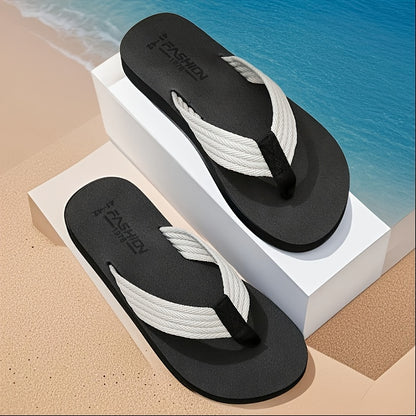 Men's Summer Beach Slippers with Durable EVA Sole
