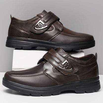Men's Breathable Oxford Monk Strap Shoes with Soft Non-Slip Sole