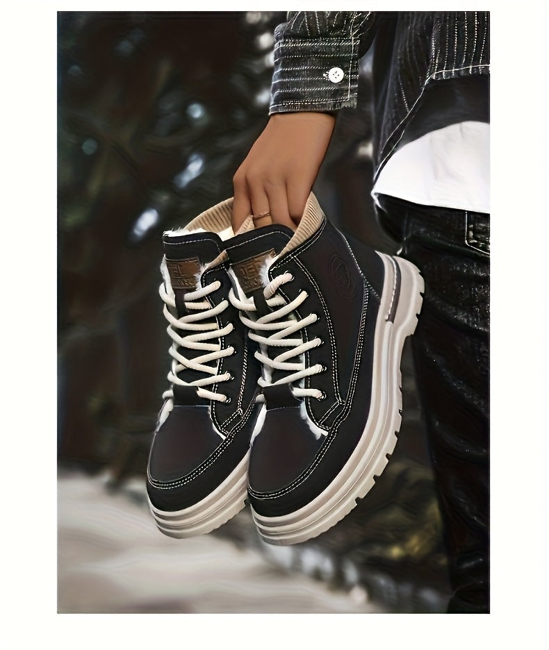 Տղամարդկանց ձմեռային կոշիկներ, հաստացված արտաքին հագուստի համար նախատեսված արշավային կոշիկներ, նորաձև բազմակողմանի աշխատանքային կոշիկներ, բրիտանական կարճ կոշիկներ