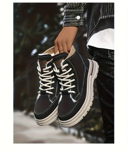 Տղամարդկանց ձմեռային կոշիկներ, հաստացված արտաքին հագուստի համար նախատեսված արշավային կոշիկներ, նորաձև բազմակողմանի աշխատանքային կոշիկներ, բրիտանական կարճ կոշիկներ