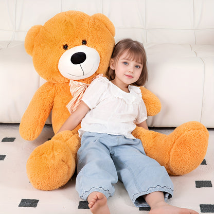 A Large 48-Inch Oversized Brown Teddy Bear, Perfect As a Cuddly Gift for Children, Suitable for Birthdays, Halloween, Christmas, And Valentine'S Day