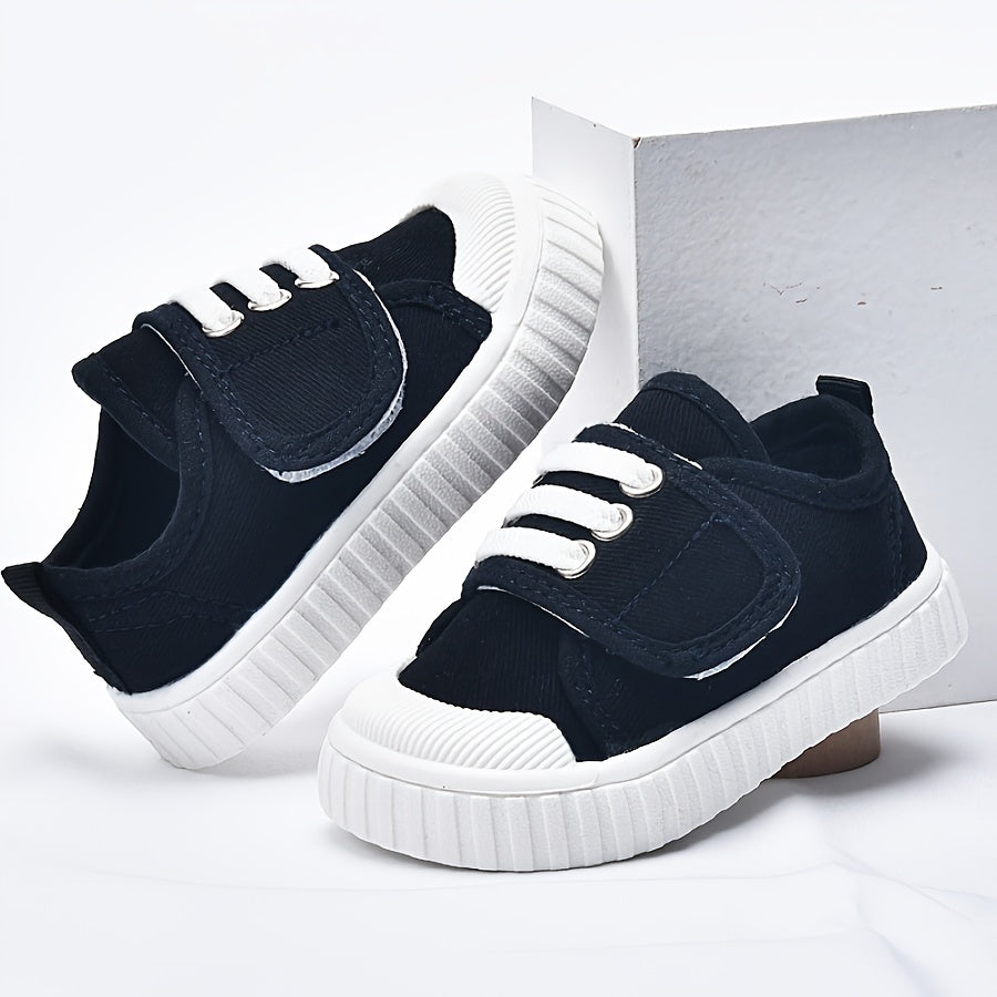 Lightweight Canvas Toddler Shoes - Suitable for 1-2 Years Old Girls, 12-24 Months Children's Shoes, Comfortable Walking Shoes - Suitable for Spring and Autumn - Suitable for Indoor and Outdoor! Christmas, Halloween, Thanksgiv