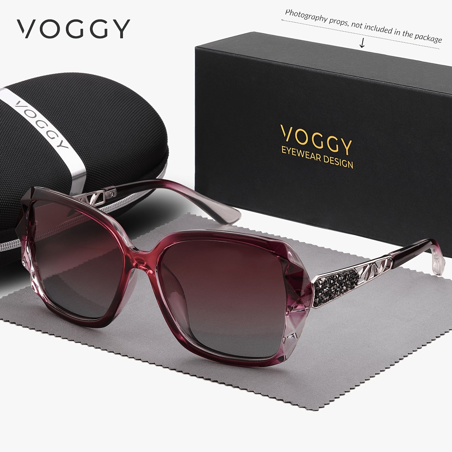 VOGGY Oversized Polarized UV400 Sunglasses for Men and Women