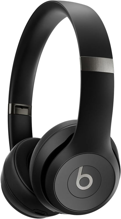 Beats Solo 4 - Wireless Bluetooth On-Ear Headphones, Apple & Android Compatible, up to 50 Hours of Battery Life - Matte Black