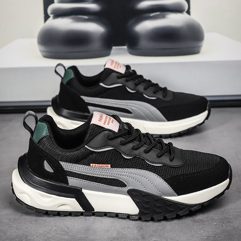 Men's Casual Sports Sneakers with Lightweight PU Sole