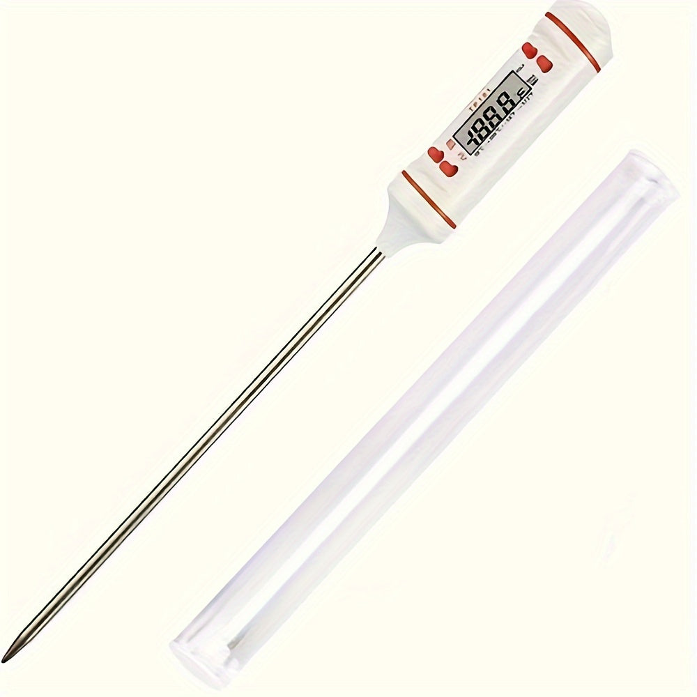1pc Meat Food Instant Read BBQ Garden Kitchen Outdoor Camping Cooking Barbecue Digital Thermometer Used for Milk Heating Candy Baking Grilling and Other Kitchen Gadgets