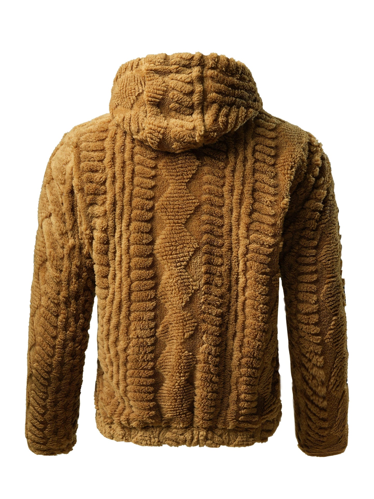 [Elson OBM] Solid Color Fashion Hooded Jacket, Long Sleeve Zip-Up Outerwear, Windproof and Warm, Comfortable for Autumn and Winter, Ideal as a Gift