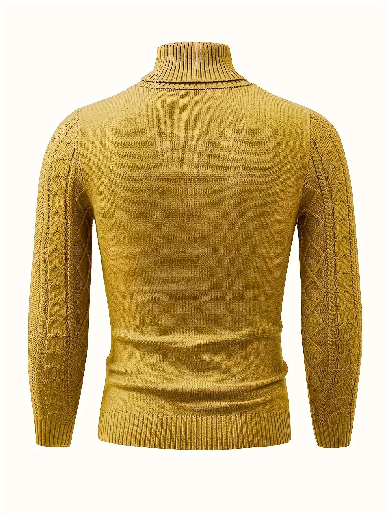 2024 New Cross-Border Men'S Plaid Knit Pullover Sweater (Men'S Warm Top)