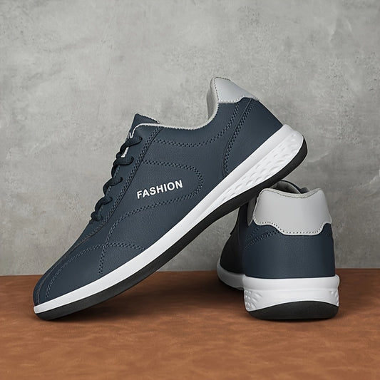 Men's Fashion Sneakers - Lightweight, Non-Slip Casual Sneakers with Rubber Sole, Breathable Fabric Lining, and Stylish Design for Casual Attire, Sports, and Street Activities