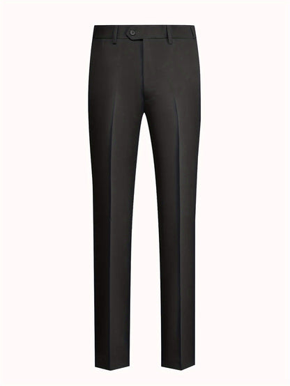 Men'S Formal Suit Set Featuring a Two-Button Lapel Jacket And Trousers. A Simple, Comfortable, And Classic Outfit for Adult Males, Suitable for Professional Office Wear, Elite Business Attire, And High-End Casual Suits. Ideal