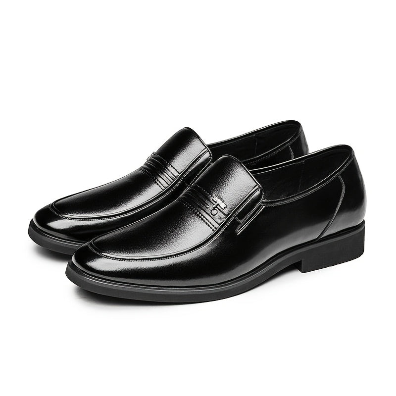 Men's Slip-On Business Casual Faux Leather Shoes - Comfortable Fit