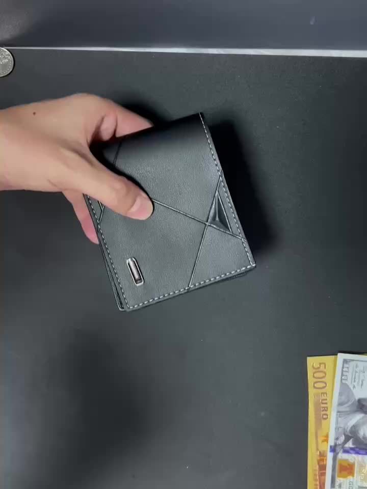 Men's Short Wallet, Multi-card Card Holder, Bifold Wallet Money Clip Coin Purse, Gift For Men