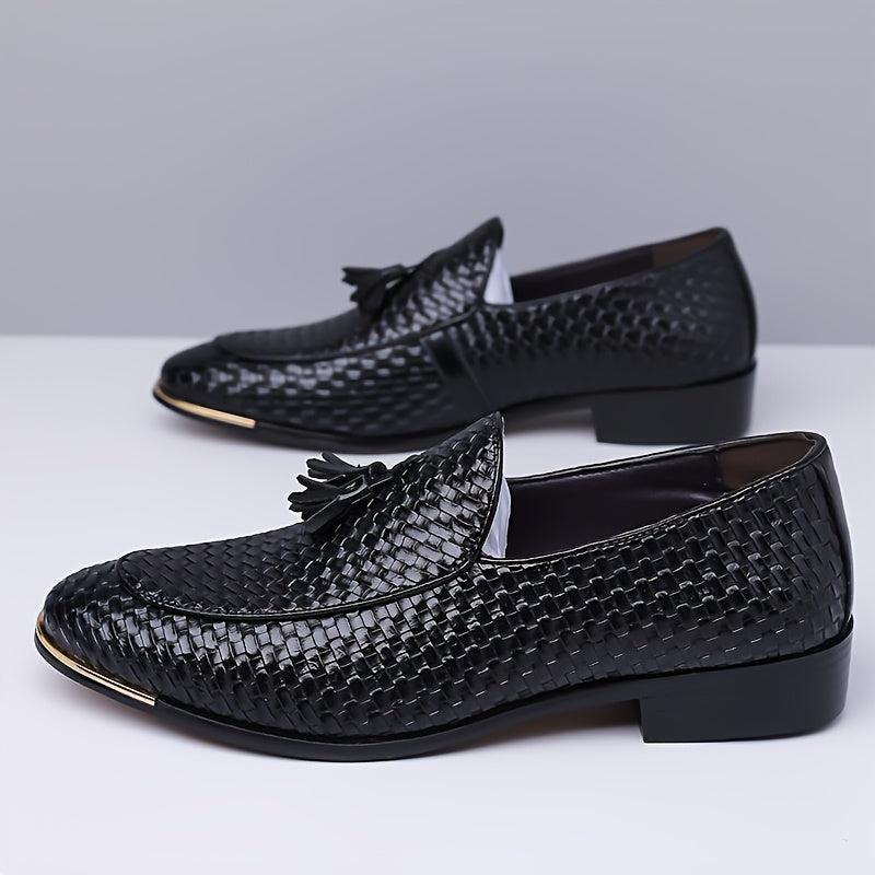 Men's Casual Slip-On Low Top PU Shoes for All Seasons