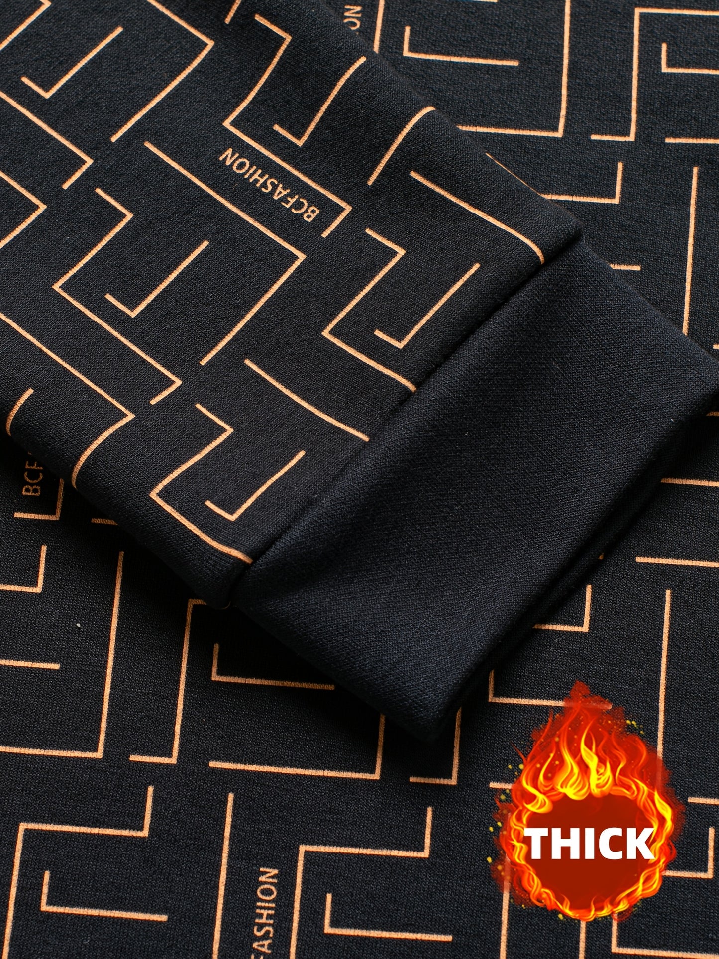 Նոր աշնանային և ձմեռային տղամարդկանց երկարաթև բրդյա սվիտեր՝ երկրաչափական նախշերով, տաք և փափուկ, ոճային կլոր օձիքով, կատարյալ նվեր տղամարդկանց համար՝ տաք մնալու համար