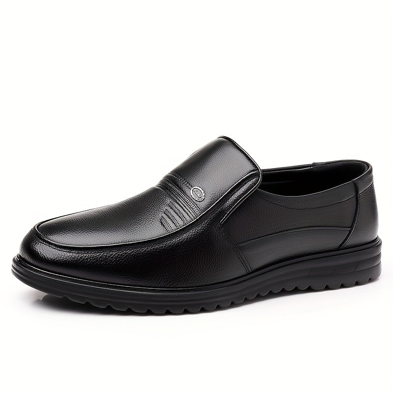 Men's Large Size Breathable Slip-On Business Casual Shoes