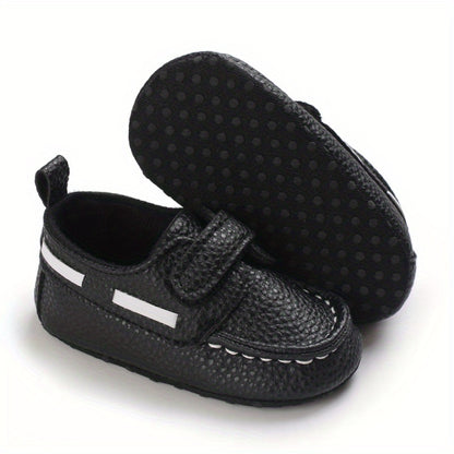 Casual Comfortable Sneakers With Hook And Loop Fastener For Baby Boys And Girls, Lightweight Non Slip Walking Shoes For Indoor Outdoor, All Seasons