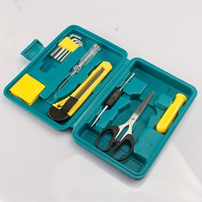 12pcs Home Tool Kit, Hardware Tool Set, Car Hardware Toolbox, Auto Repair Tools, Appliance Repair Tools, Portable Tool Kit, Essential for Home and Travel