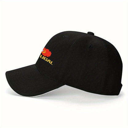 PORTUGAL Flag Sports Cap for Fitness and Running