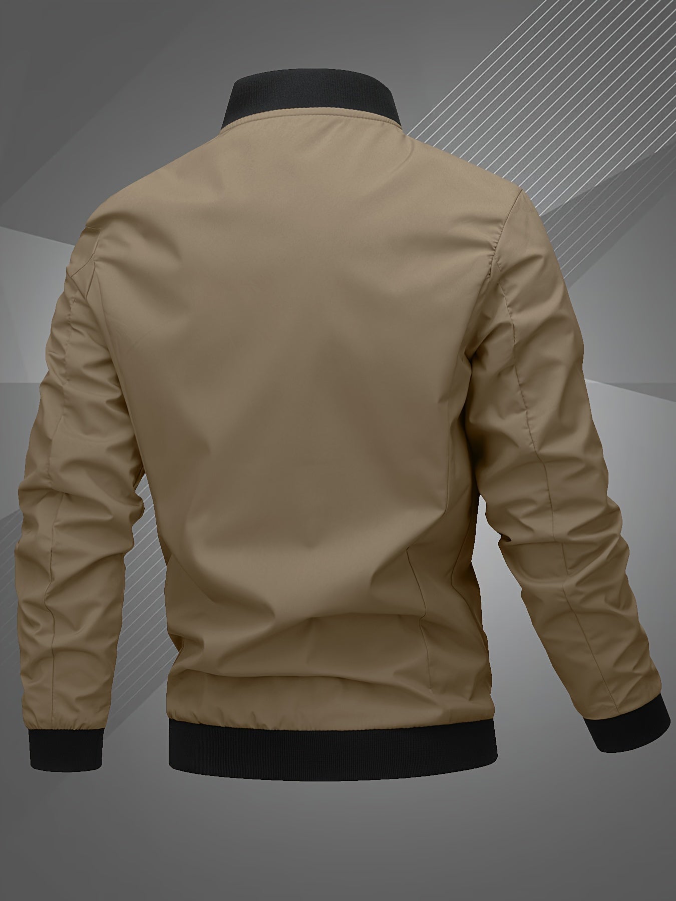 Տղամարդկանց Letter Embroidered Casual Bomber Jacket Gifts Best Sellers