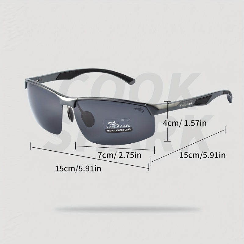 Men's Polarized Photochromic Sunglasses for Driving & Fishing