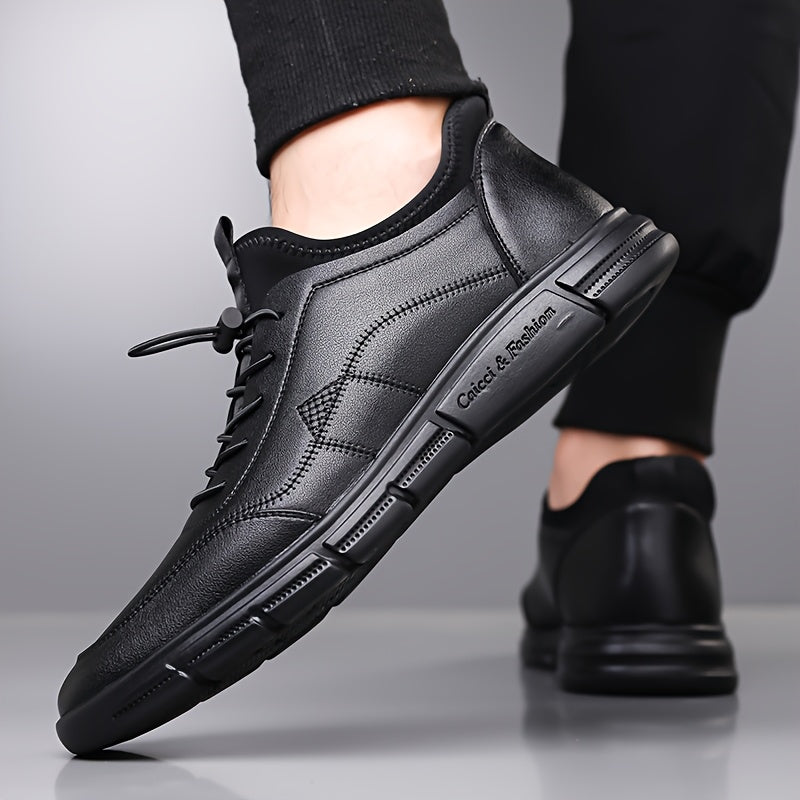 Men'S Stylish Business Casual Shoes with Lightweight, Soft Soles, Shock Absorption, And Comfortable, Non-Slip Design - ayq