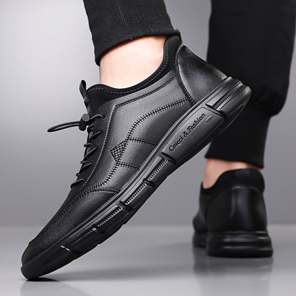 Men'S Stylish Business Casual Shoes with Lightweight, Soft Soles, Shock Absorption, And Comfortable, Non-Slip Design - ayq