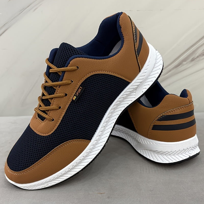 Men'S Mesh Shoes, Trendy And Versatile Footwear, Fashionable Sports And Casual Shoes, Slip-Resistant And Durable Men'S Sneakers - ayq