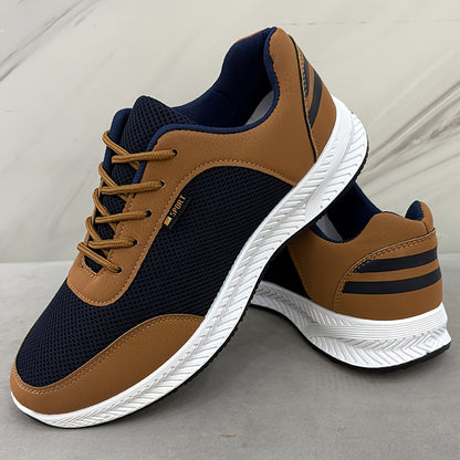 Men'S Mesh Shoes, Trendy And Versatile Footwear, Fashionable Sports And Casual Shoes, Slip-Resistant And Durable Men'S Sneakers - ayq