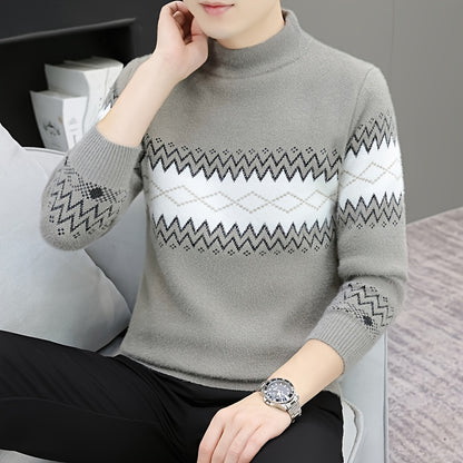 Աշնանային և ձմեռային նորաձև արհեստական ​​ջրաքիսի մորթուց սվիտեր, հաստացված հիմնական շերտի վերնաշապիկ - Բազմակողմանի տաք, առօրյա, նորաձև տրիկոտաժե հագուստ 90081