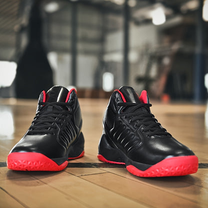 [sneakers] Extra-Large Outdoor Trail Shoes for Men, Featuring Slip Resistance, Shock Absorption, Durability, Trendy Basketball Design, Versatile Sports Footwear, Lightweight Comfort, Casual Style, Soft Sole, And Rebound Train