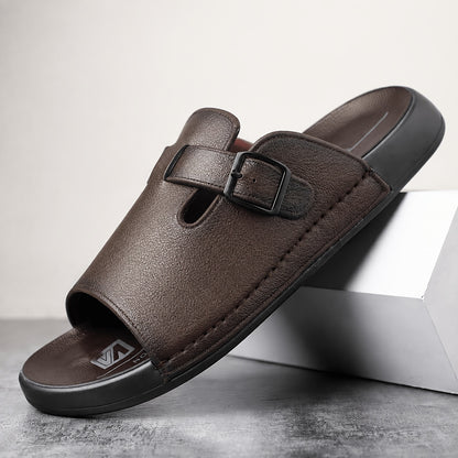 Breathable Classic PU Clogs for Men - Comfortable Casual Shoes