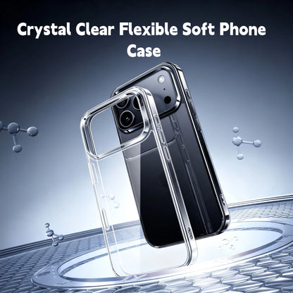 Clear Flexible TPE Phone Case for iPhone 17 Pro & 18 Pro Series