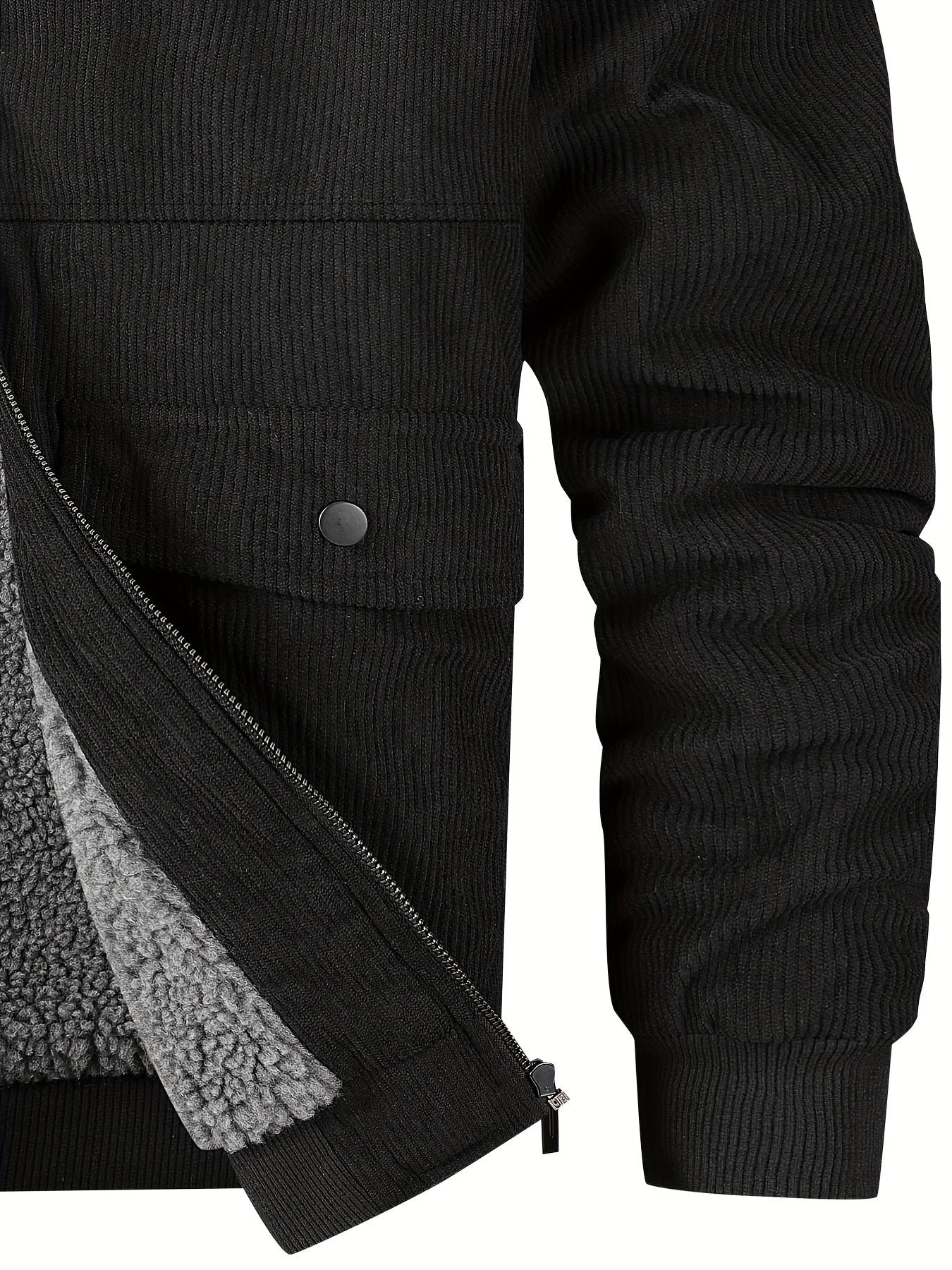 Տղամարդու ամուր ջերմային բաճկոն - քամուց պաշտպանող և բարձրորակ ձմեռային վերարկու՝ կայծակաճարմանդով, բազմագրպան դիզայնով, չձգվող գործվածքով - ցուրտ եղանակի վերնազգեստ ամենօրյա օգտագործման համար, հաստ, քամուց պաշտպանող բաճկոն, առօրյա վերնազգեստ, դիմացկուն