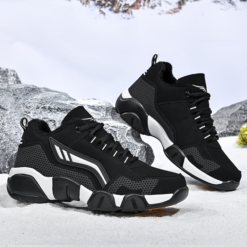 Men's & Women's Heavy-Duty All-Season Ankle-High Winter Boots Sneakers - Thick Warm Traction Rubber Sole, Casual Outdoor Shoes for Snow, & Daily Wear, Shoes For Men, Trainers, Trainers For Men, Sneakers Shoes For Men, Winter