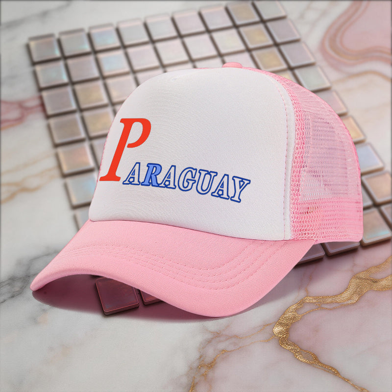Unisex Lightweight Casual Paraguayan Map Print Hat
