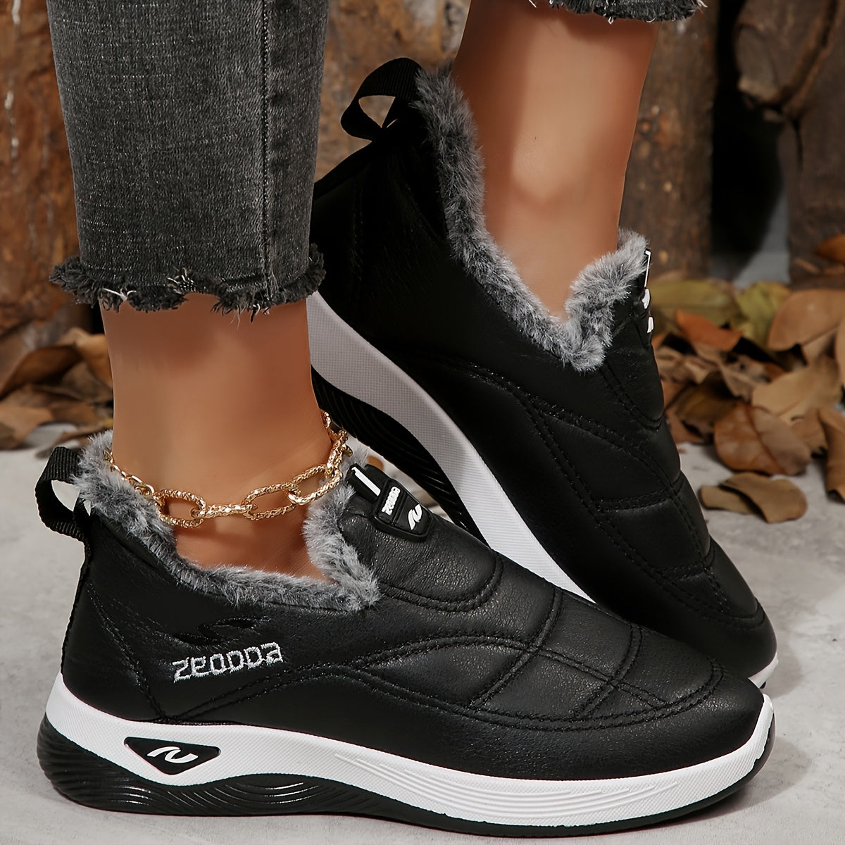 Women's Winter Snow Boots - Deep Burgundy/Black/, Slip-Resistant Rubber Sole & Cushioned Insole, Cozy Fleece Lining - Low-Heel Platform Boots for Cold Weather, Ice, and Snow - Brown/Black/Deep Red/ - Ideal for Everyday, Forma