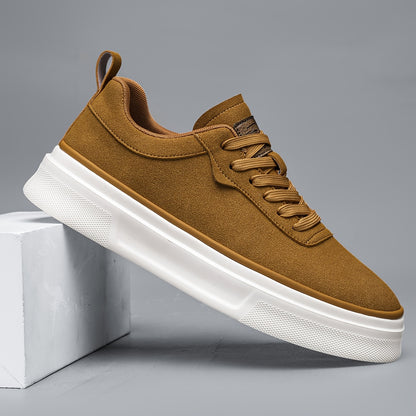 Men's Lightweight Breathable Skate Sneakers with Slip-Resistant Sole