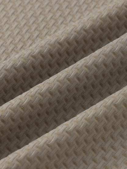 G884-DIOS Men's Short Sleeve Casual Summer Printed T-Shirt - Fashionable and Versatile Top, Geometric Design, Lightweight Golf Shirt - ayq