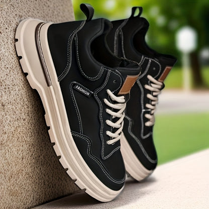 Plus Size Mens Low-Top Casual Ankle Boots for Spring Fall