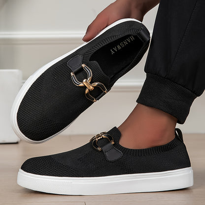 Men's Breathable Slip-On Loafers Casual All-Season Fabric