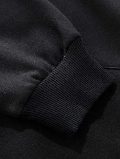 Women'S Winter Warmth Hooded Sweatshirt with Cute Snowman & Snowflake Print - Thick Fleece-Lined Long Sleeve Pullover, Cozy Casual Winter Sweater for Fall & Winter, Winter Sweatshirts, Seasonal Clothing, Playful Design, Soft