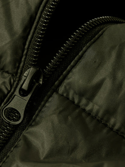 Men's Fashion Solid Color Single Vest, Youth Outdoor Sports Casual Jacket, Men's Spring Autumn Thin Stand Collar Cardigan Vest