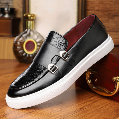 Men's British Style Slip-On Loafers Casual Business Shoes