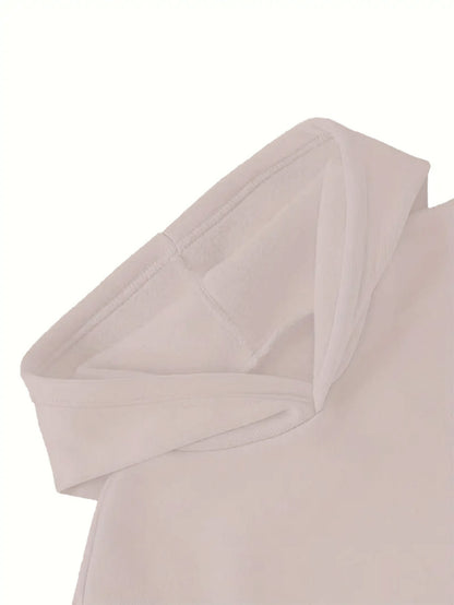 Կանացի էլեգանտ տառերով տպագիր գլխարկով սվիտեր - հաստ բրդյա աստառով երկար զգեստ՝ ոսկեգույն գրվածքով և ոսկեգույն գրվածքով, առջևի կայծակաճարմանդով փակվող, բոլոր եղանակների համար նախատեսված առօրյա էլեգանտ սվիտեր, գեղեցիկ վերնաշապիկ