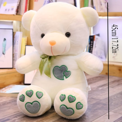 45Cm/17.72In Soft Teddy Bear with Embroidery, Cuddly Bear Toy