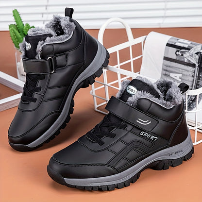 Winter Men Boots Women High Quality Warm Snow Boots for Man Non-slip Hiking Shoes Men Sneaker 2023 Comfortable Couple Shoes for Women