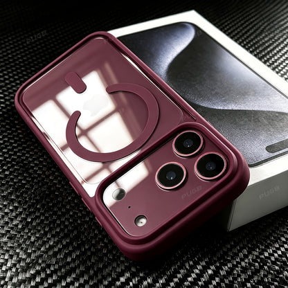 Clear Magnetic Wireless Charging Phone Case for iPhone 18 Pro Max